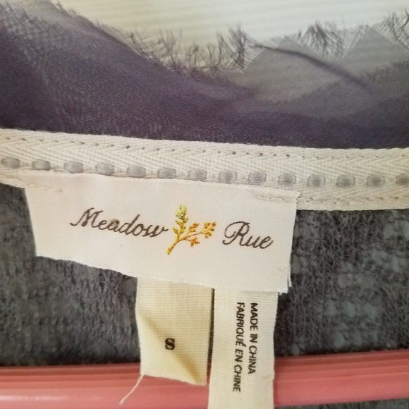 Meadow Rue Lace Front Knit Shirt - Picture 3 of 4